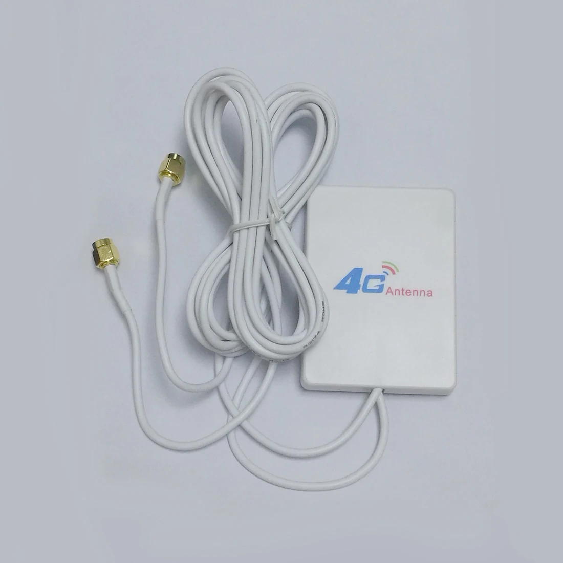 Антенна для небольшой панели 4G/3G LTE 10 дБи с 2 удлинительными кабелями 3 метра TS9/CRC9