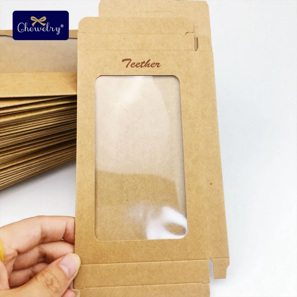 20pc Baby Gifts Merchandise Packing Box Decoration Baby Kraft Paper Wedding Wrapping Supply Nursuing Accessories Babys Teether