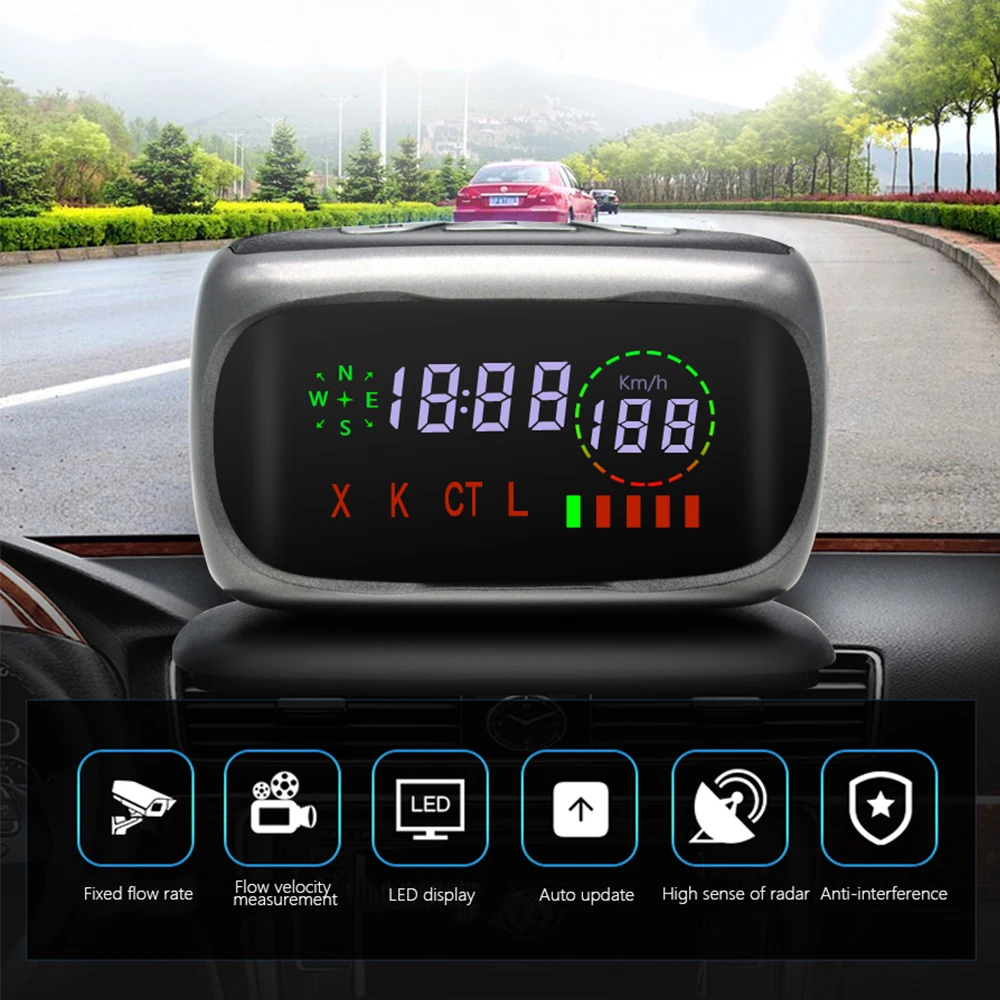 Awesafe автомобиль анти Антирадары центральной консоли мини с GPS для России X/K/ct/l 360