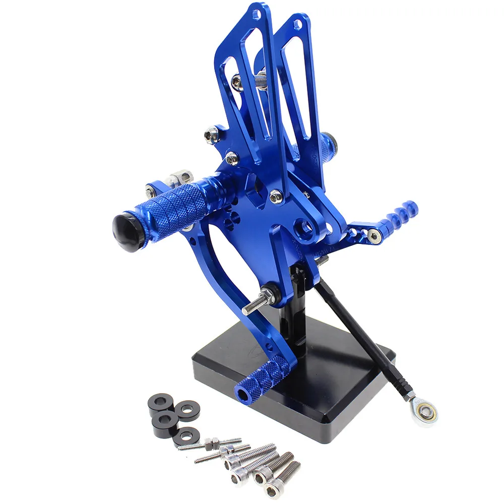 CNC алюминиевый мотоциклетный задний Набор подножки для ног Rearset для Kawasaki Ninja 250 EXC250 Ninja250 2008-2012 2009