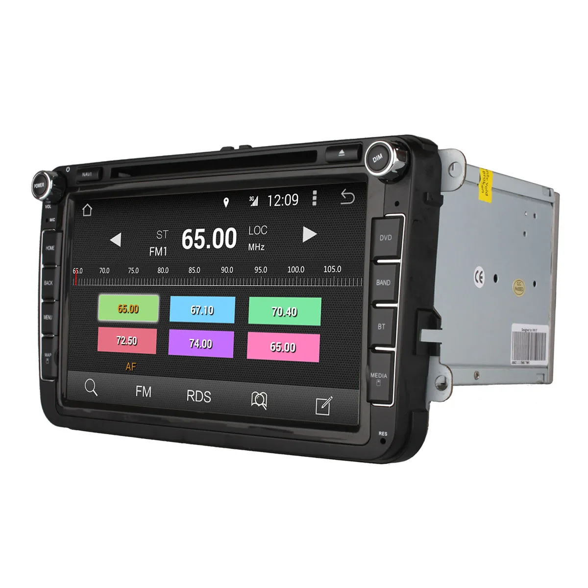 1024*600 4 Ядeра Android 4.4 Автомагнитола для Volkswagen VW Tiguan Polo Golf Passat Jetta c функциями GPS