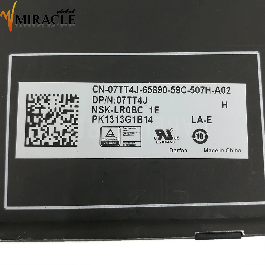 Latin keyboard with backlit Laptop Keyboard For Dell Inspiron 5000 5547 5551 5552 5555 5558 black frame 07TT4J PK1313G1B14 | Компьютеры и