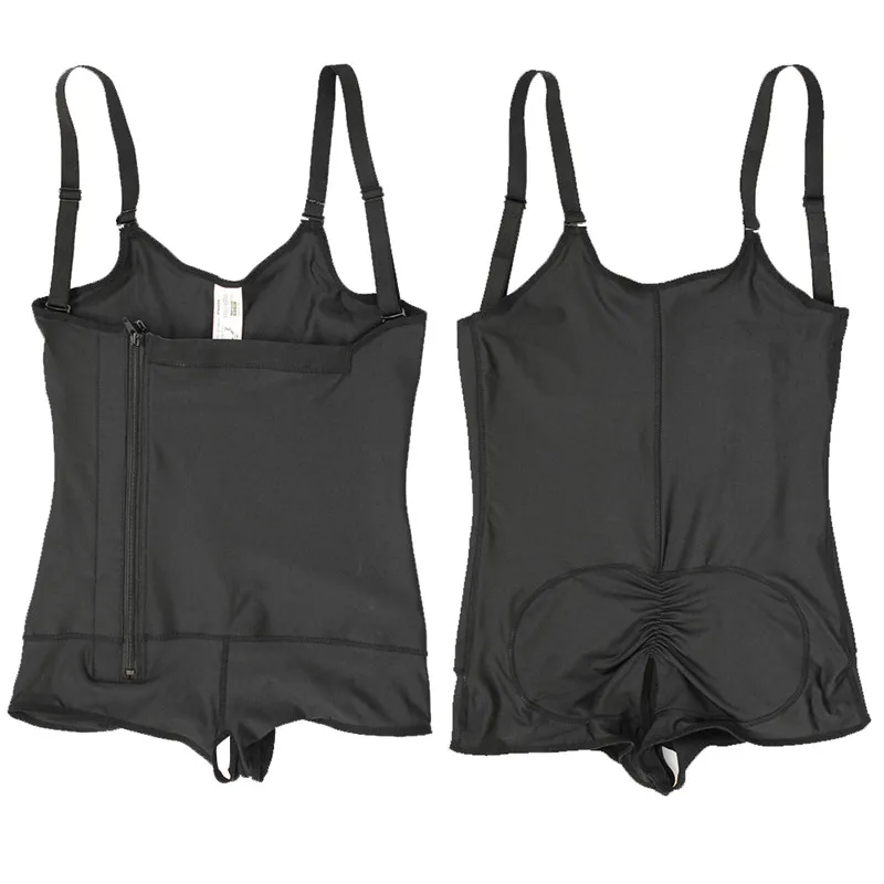 Размера плюс горячая латекс сексуальное Для женщин Body Shaper после липосакция пояс клип и почтовый комбинезон жилетка талию формирующий Reductoras Корректирующее белье