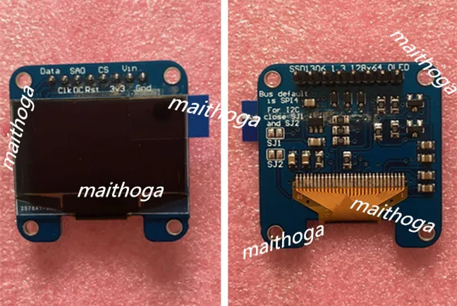 1 3 inch 8 P SPI белый/синий осид модуль экрана дисплея SSD1306 Водительская подушка