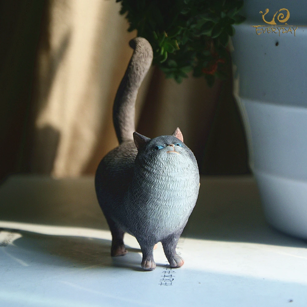 Повседневная коллекция фигурки животных Lucky Cat миниатюрные сказочные украшения