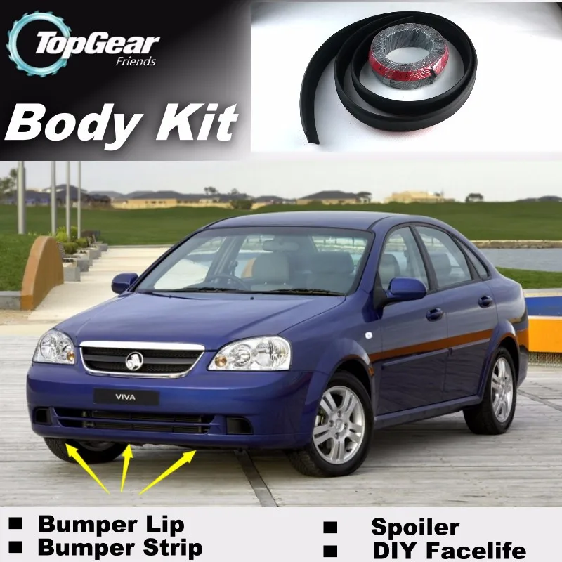 Для Holden Viva J200 бампер для губ дефлектор губы/TopGear магазин Передняя юбка спойлер Тюнинг автомобиля/TOPGEAR рекомендуем обвес/полосы