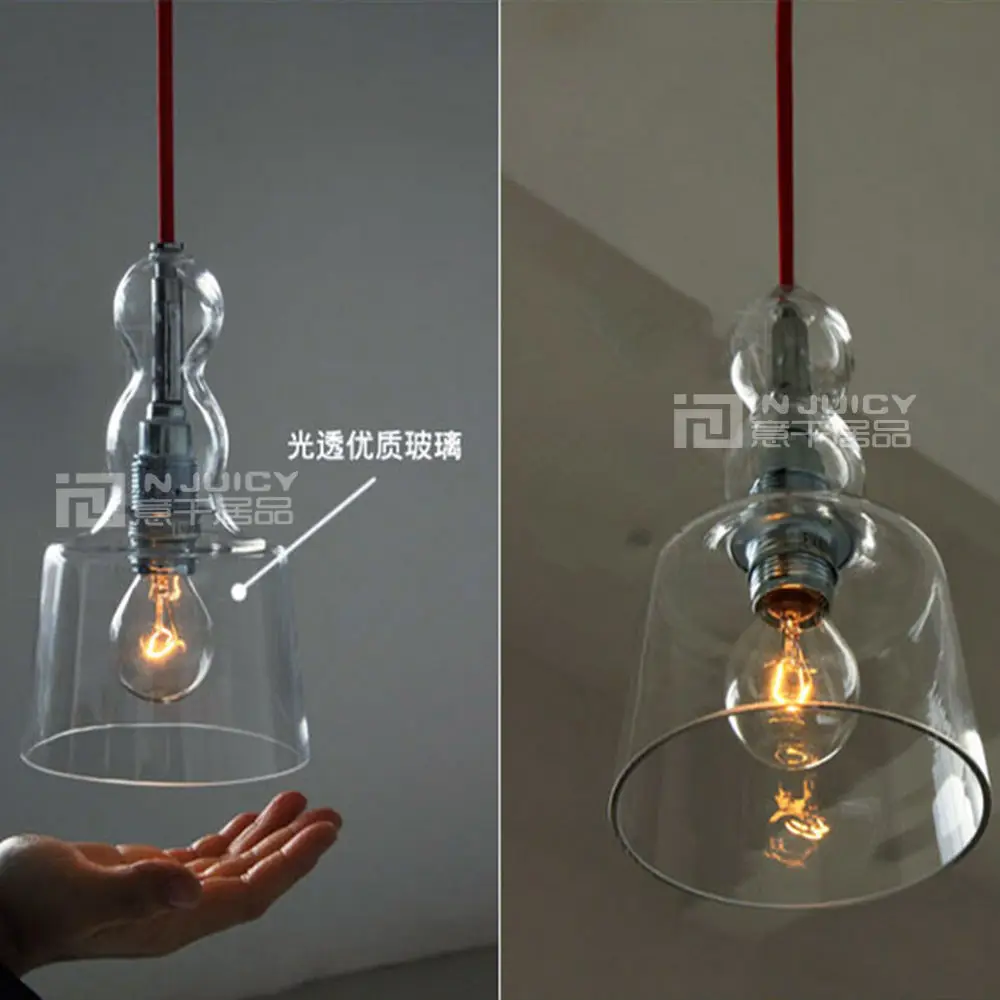 Американский стеклянный парфюм светодиодное освещение подвесной светильник Droplight Лофт коридор кафе бар