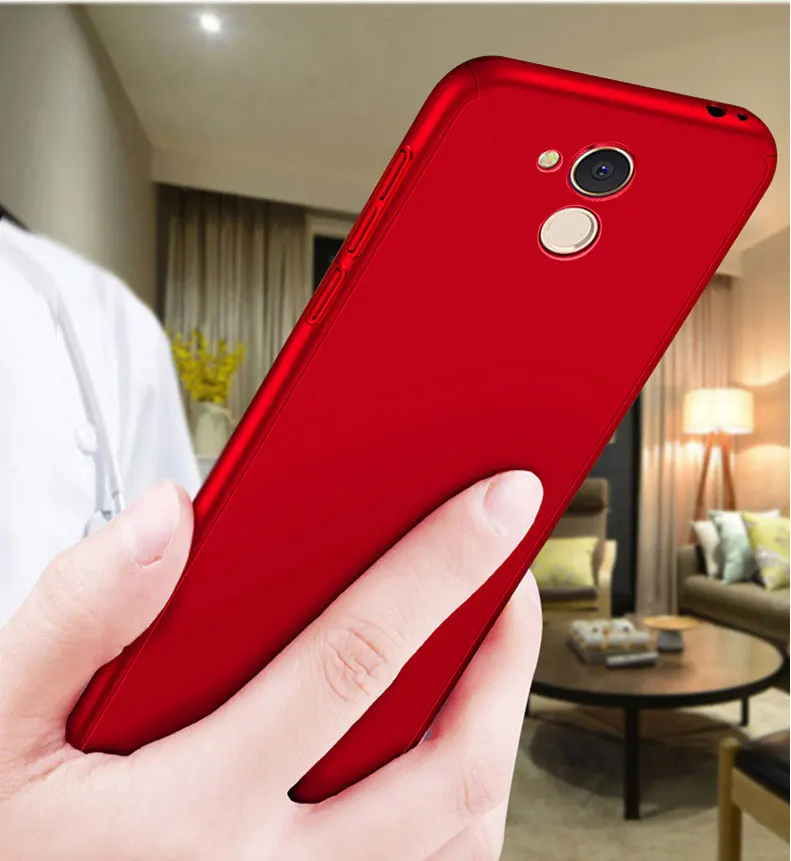 Чехол на весь корпус для Huawei Honor V9 Play защитные чехлы с поворотом 360 градусов и