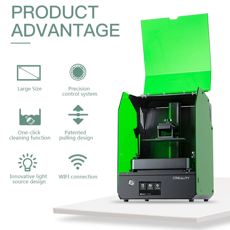 Creality SLA/DLP/lcd 3d принтер 192*120*230 мм Объем печати высокая точность 2K diy Impresora 405nm УФ смола