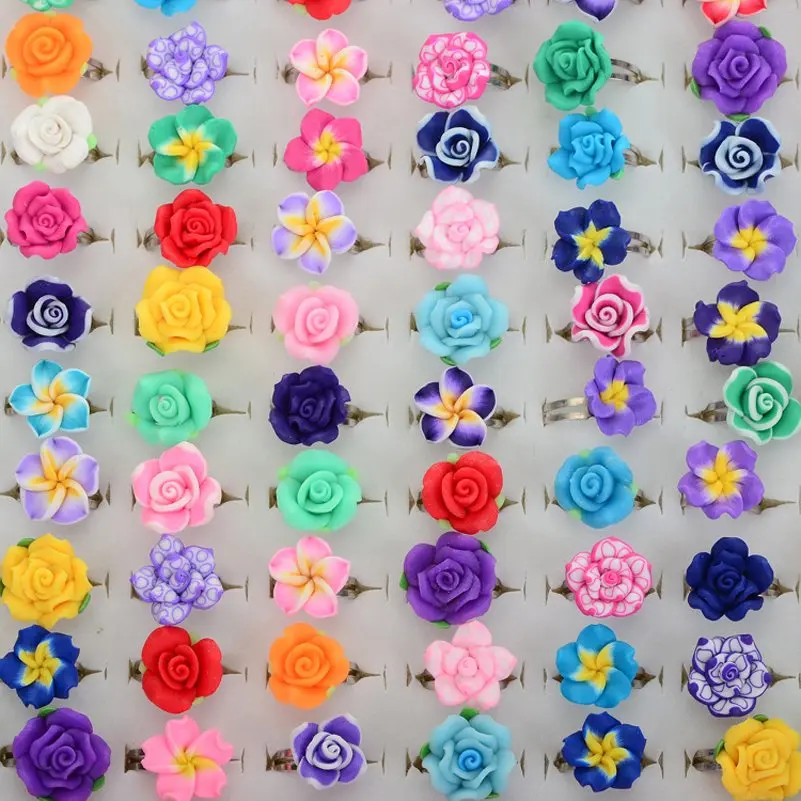 Шт. 100 шт. оптовая продажа много Опт смешанный Полимерная глина для детей девушек