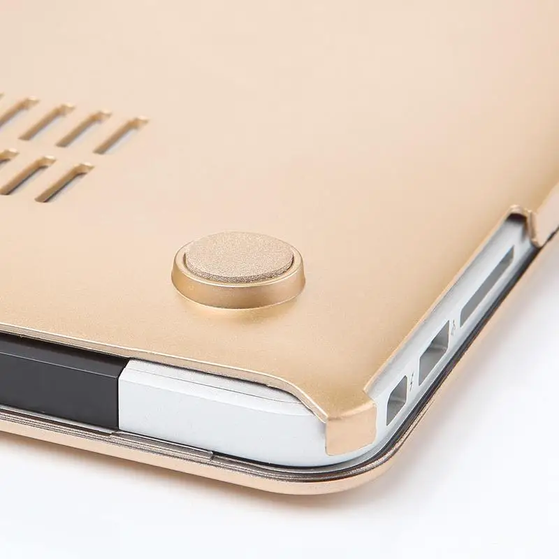 Чехол для ноутбука с логотипом cuttput золотисто серебристый чехол накладка Mac Book Air
