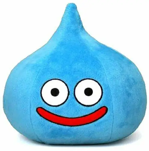 Новинка Dragon Quest 25 см плюшевая игрушка смайлик слизь голубая японская кукла в