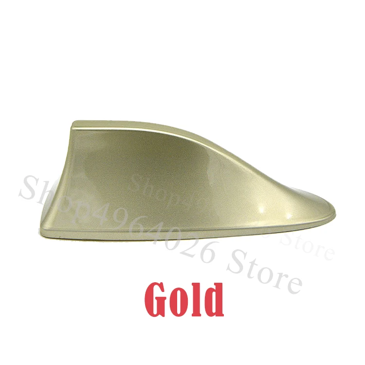 gold Для peugeot 307 206 308 407 207 3008 508 406 3008 cc sw 2008- автомобильные сигнальные антенны акульих плавников аксессуары для укладки - Цвет: gold