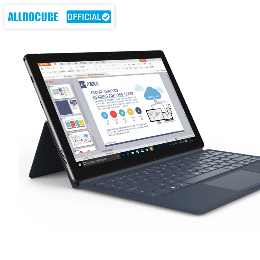 ALLDOCUBE Knote 11.6 дюймовый планшетный компьютер 1920*1080 IPS полный вид Windows10 intel Apollo Lake N3450 четырехъядерный 4 ГБ ОЗУ 64 ГБ ROM на.
