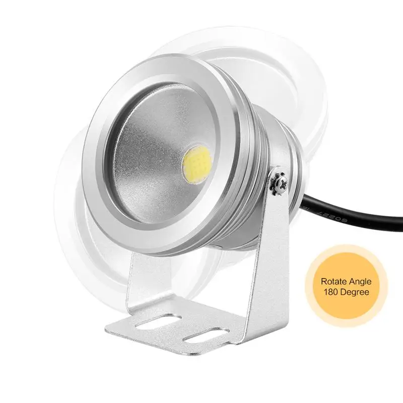 

10W Underwater RGB Led Light Waterproof IP68 Fountain Pool Lamp Lights16 Color Change IR Remote Controller Led Spot Lights