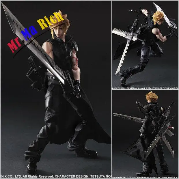 Final Fantasy 7 ADVENT CHILDREN Cloud Play Arts Kai PVC Figure Figurine In | Игрушки и хобби