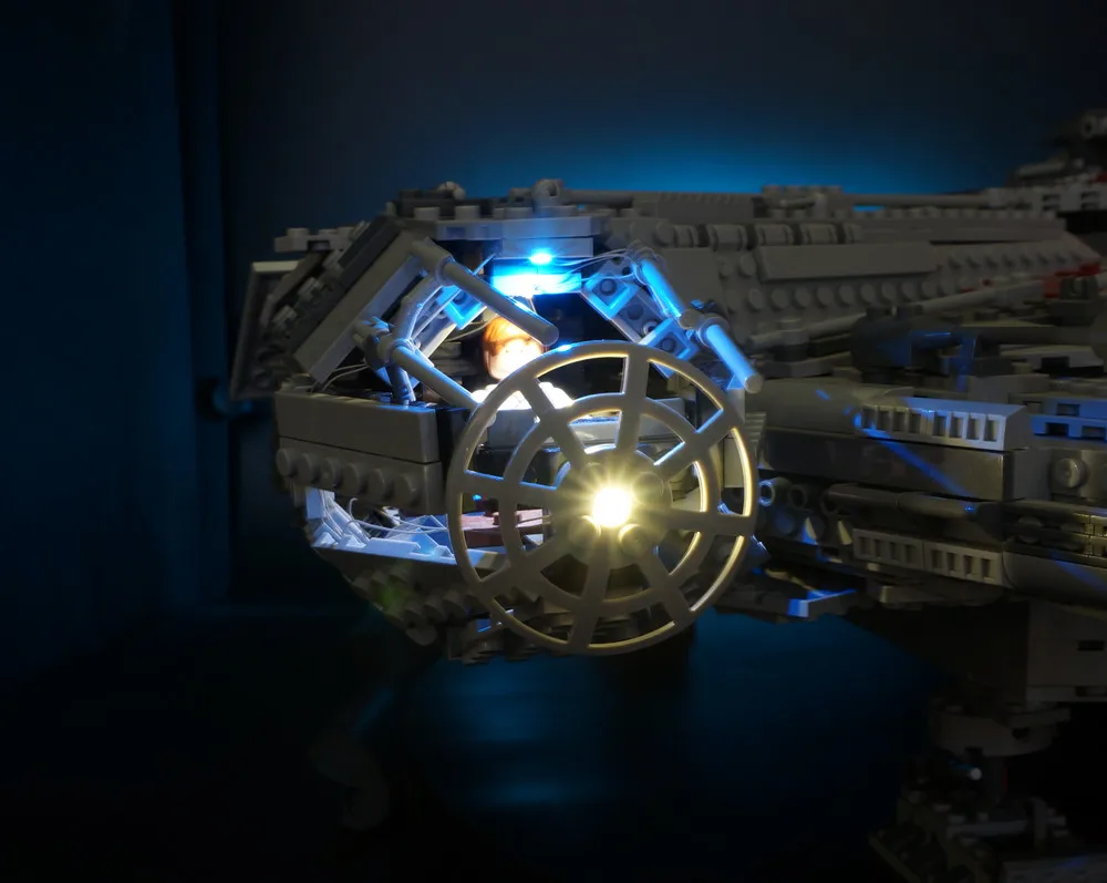 Kyglaring светодиодный светильник комплект для lego 10179 в игрушки тысячелетия Сокол (не
