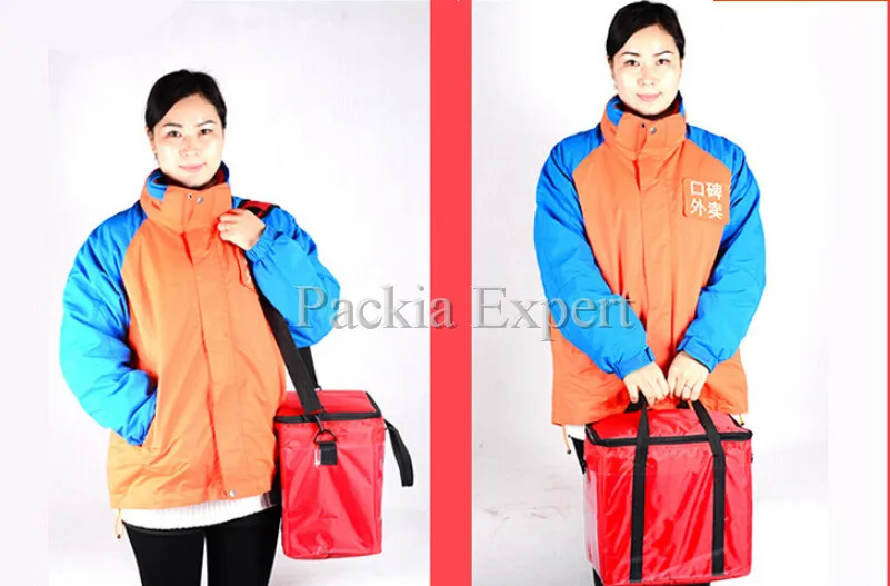 

Picnic bag Fast Food delivery bag for cake juice Pizza thermal insulation bag pizza delivery bag