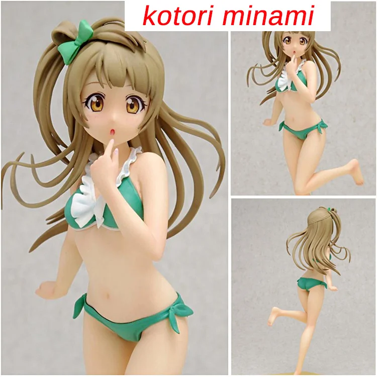 without box Люблю жить сексуальная девушка eli Ayase Уми Сонода Hanayo Коидзуми купальник бикини Аниме ПВХ фигурку игрушки Коллекция Модель 17 см - Цвет: without box