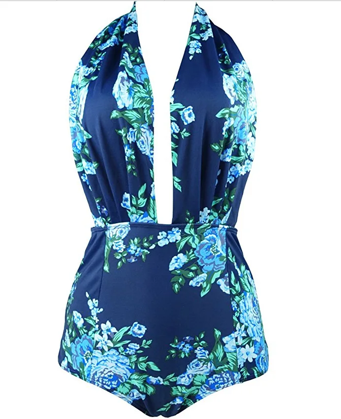 2019 полосатая цельная одежда для плавания женский сексуальный купальник Монокини