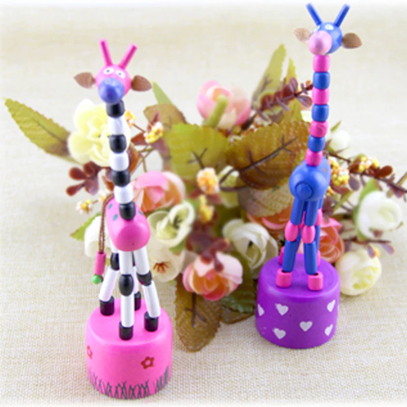 1 шт. Новое поступление Детские забавные деревянные игрушки развивающие танцы