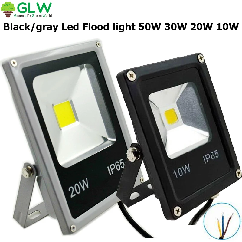 GLW Светодиодный точечный светильник IP65 50 Вт 30 20 10 прожектор светодиодный уличный