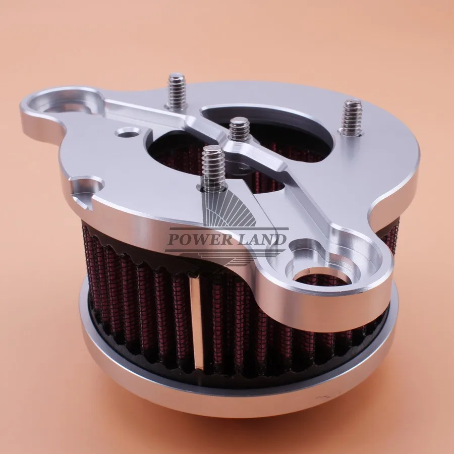 Silver Custom Rough Crafts Air Cleaner + Intake Filter System Kits For 2004-2014 Harley Sportster 883 04-14 XL 1200 | Автомобили и