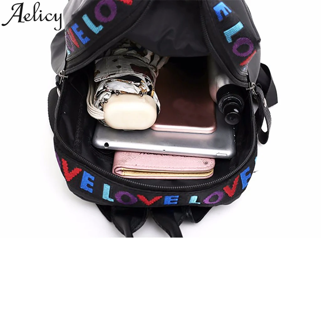 Aelicy Модный повседневный рюкзак из ткани Оксфорд Студенческая сумка школьная