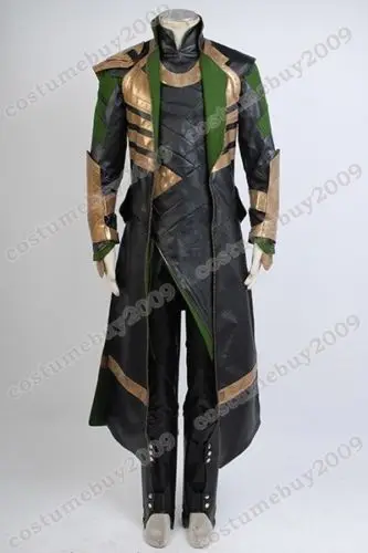 Костюм для косплея Thor The Dark World Loki мужская униформа взрослых плащ пальто куртка
