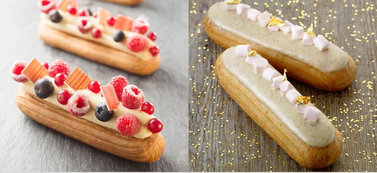 Силиконовый коврик 18/44 Eclair кондитерский не клеящийся коврик печенье Макарон Tart форма для выпечки аксессуары Кондитерские инструменты 678