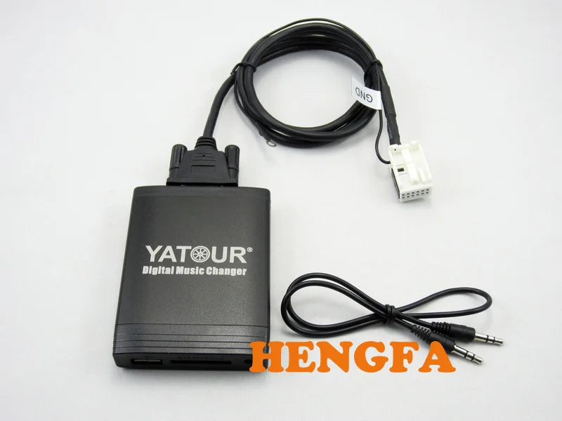 Автомобильный цифровой usb адаптер Yatour для смены музыки CD MP3 AUX 12pin VW Golf GTI Audi Skoda Seat