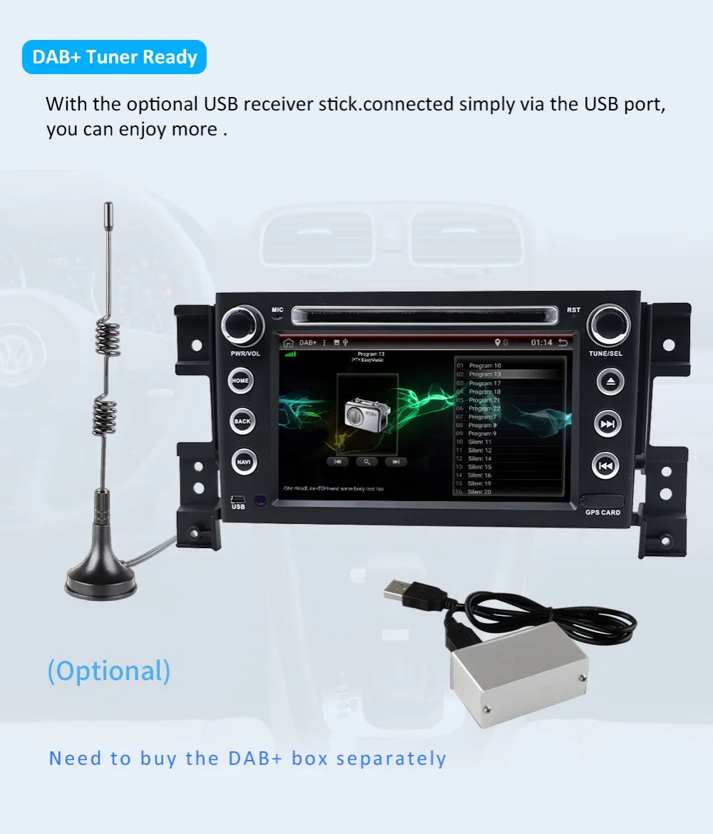 Восьмиядерный 2 din android 9,0 1024*600 автомобильный dvd для suzuki grand vitara мультимедийный автомобильный Радио Стерео gps с управлением на рулевом колесе