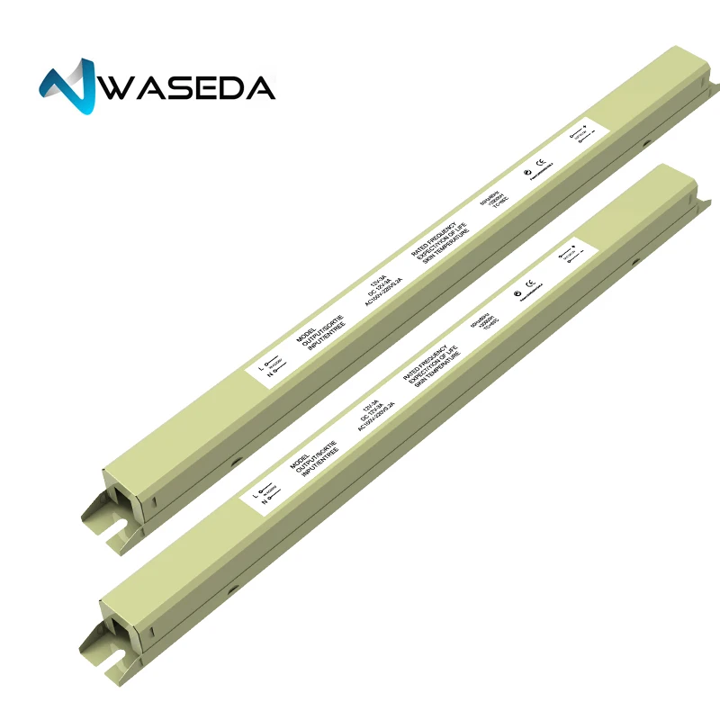 WASEDA тонкий светодиодный источник питания DC 12 В Трансформаторы освещения 18 Вт 24 36