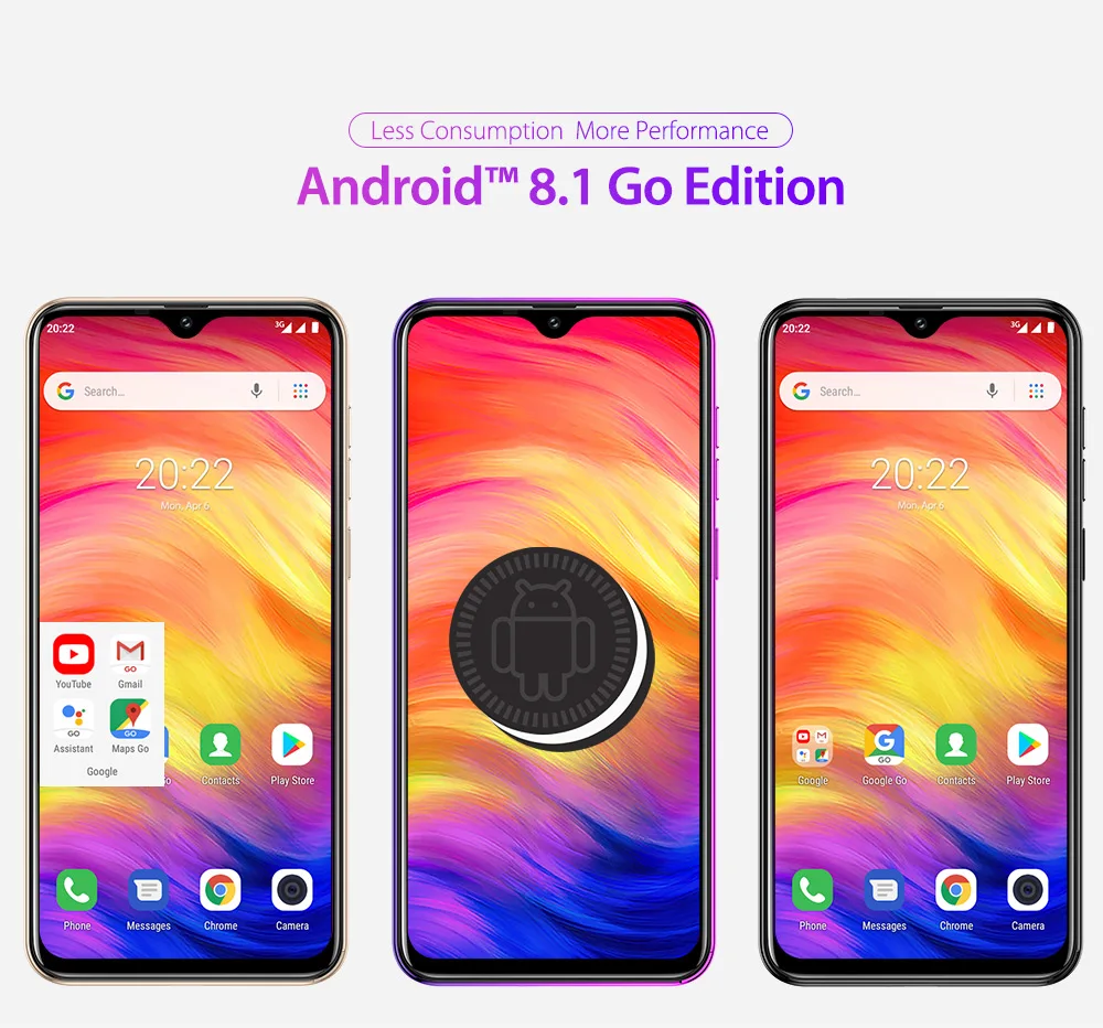 Смартфон Ulefone Note 7, 6,1 дюймов, 1 ГБ ОЗУ, 16 Гб ПЗУ, четырехъядерный процессор MT6580A, 3500 мАч, Face ID, три тыловые камеры, мобильный телефон на Android 9