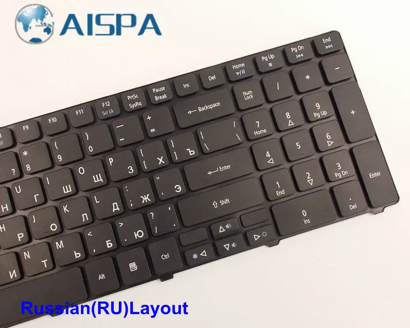 Новая клавиатура для ноутбука Acer Aspire 7745ZT 5739/g 8940/g 5738DZG 5738PG 5738PZG 5538-1096 5542N 7540/G Русская