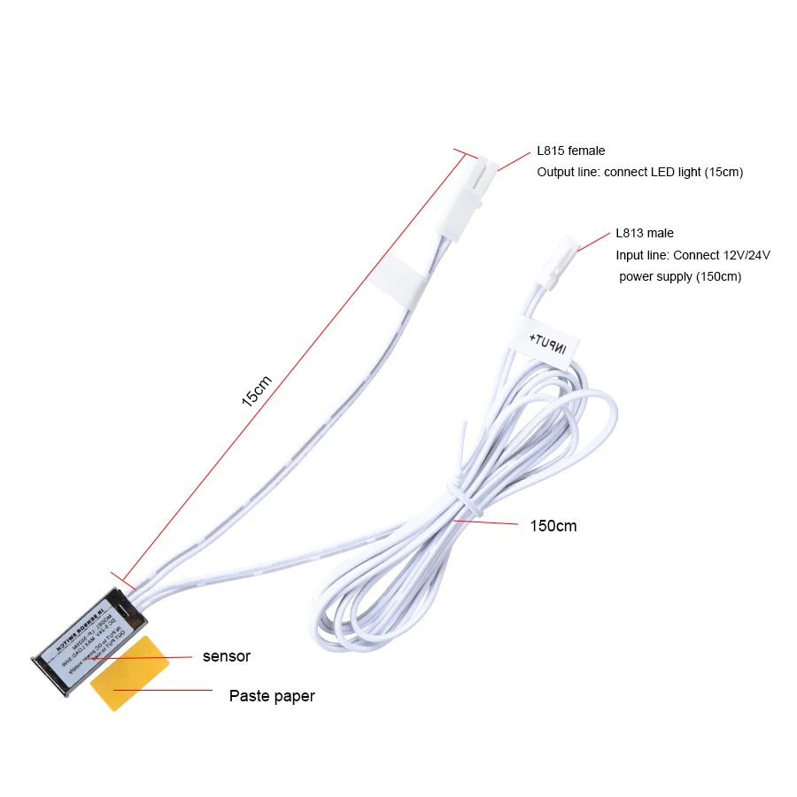 2510 Connector EeeToo ИК-датчик приближения Сенсор выключатель 5 V-24 V прерыватель инфракрасный двери Управление светильник Индуктивный бесконтактный Сенсор обнаружения переключатели - Цвет: 2510 Connector