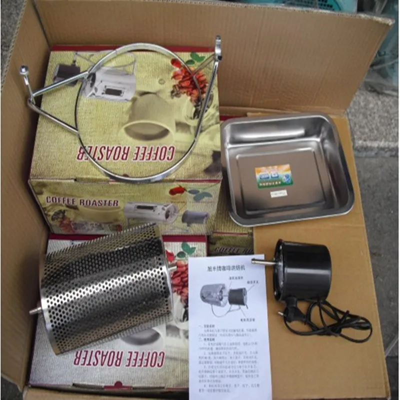 Жаровня для кофе электрическая нержавеющая сталь используется в газовой плите