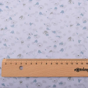 C 1 piece Chainho, серая саржевая хлопковая ткань с цветочным принтом, стеганое шитье для ребенка и ребенка, подушка, подушка, игрушечный материал, полуметр - Цвет: C 1 piece