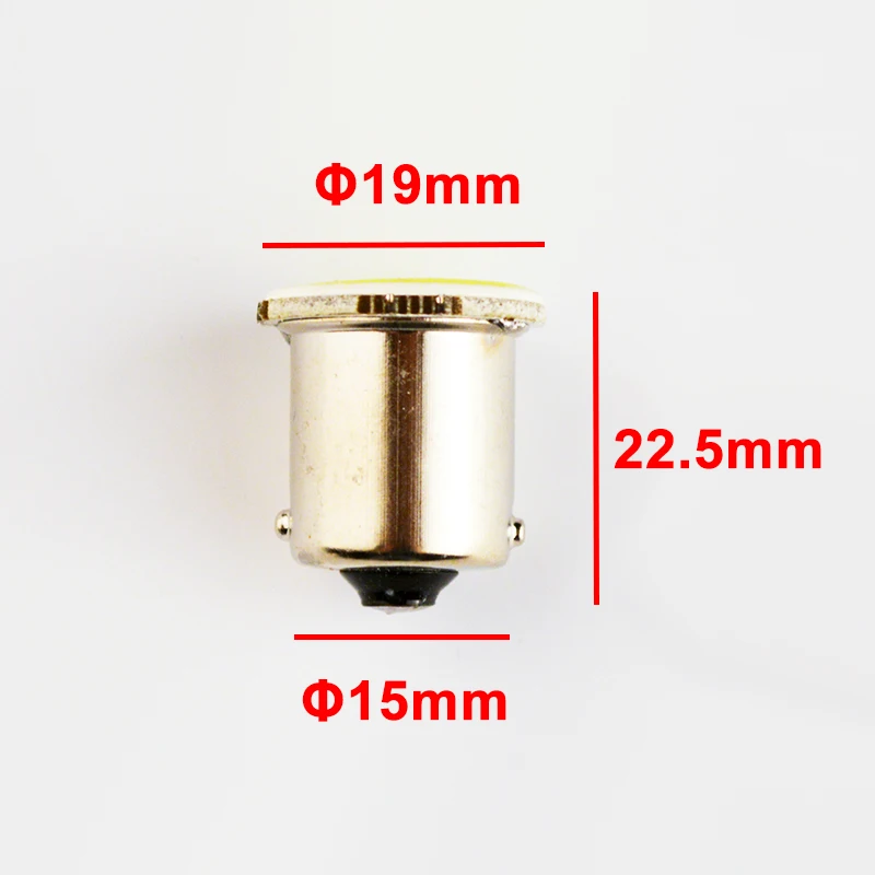 Светодиодный фонарь Hippcron 1156 COB BA15S P21W 12SMD 12 В белый красный синий желтый для