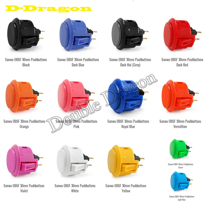 Новинка оригинальная наклейка Sanwa JLF TP 8YT 5Pin + 8 встроенных кнопок для аркадного