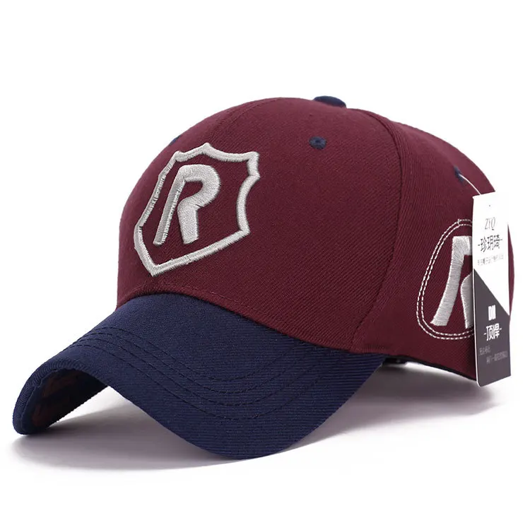 Hip Hop Running Man Letter R shield Baseball Caps Gorras Casquette Women men snapback hats | Аксессуары для одежды