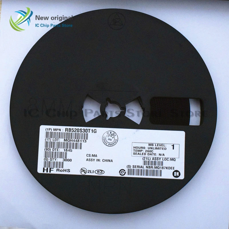 3000/шт RB520S30 RB520S30T1G знак: 5J SOD523 выпрямитель IC|Центральные процессоры| |