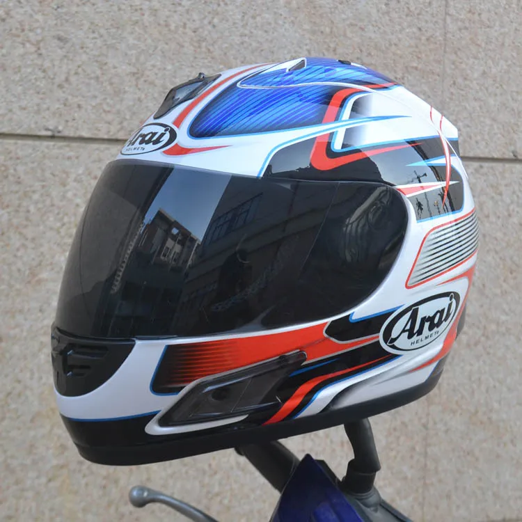 Мотоциклетный шлем полный шлем arai мотоциклетный полный шлем сертификации ECE синий, Capacete