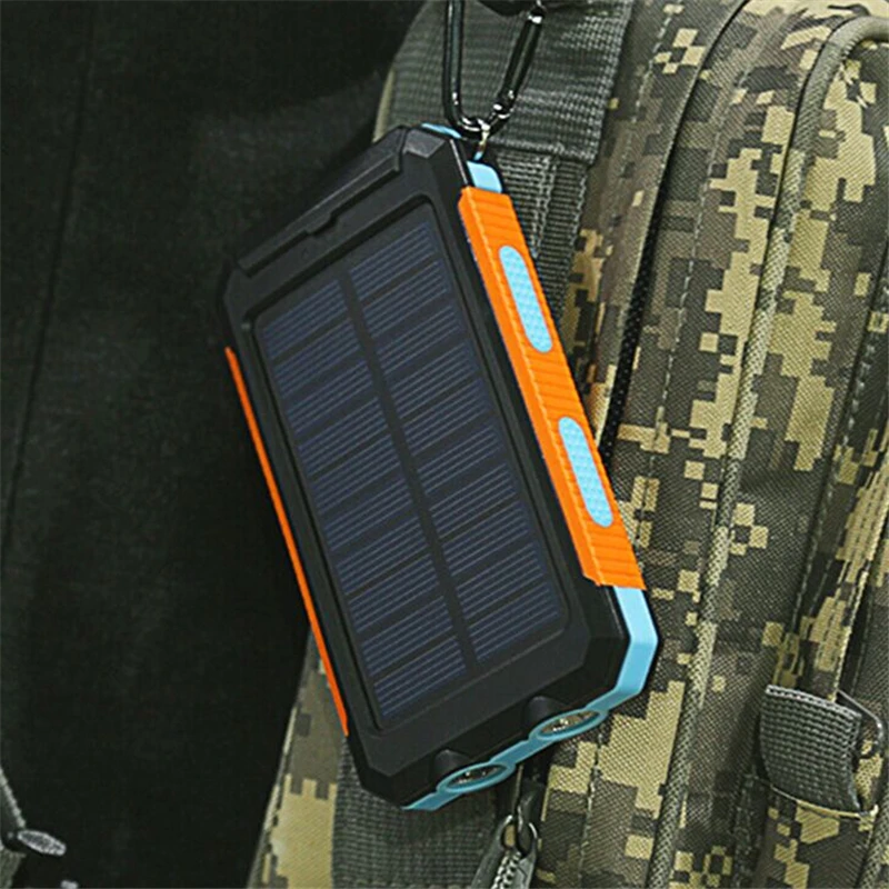 Зарядное устройство на солнечной батарее водонепроницаемая батарея 20000 мАч