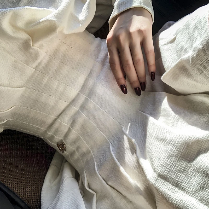 Le palais vintage 2018FW элегантное ТРАПЕЦИЕВИДНОЕ ПЛАТЬЕ с открытыми плечами тонкое