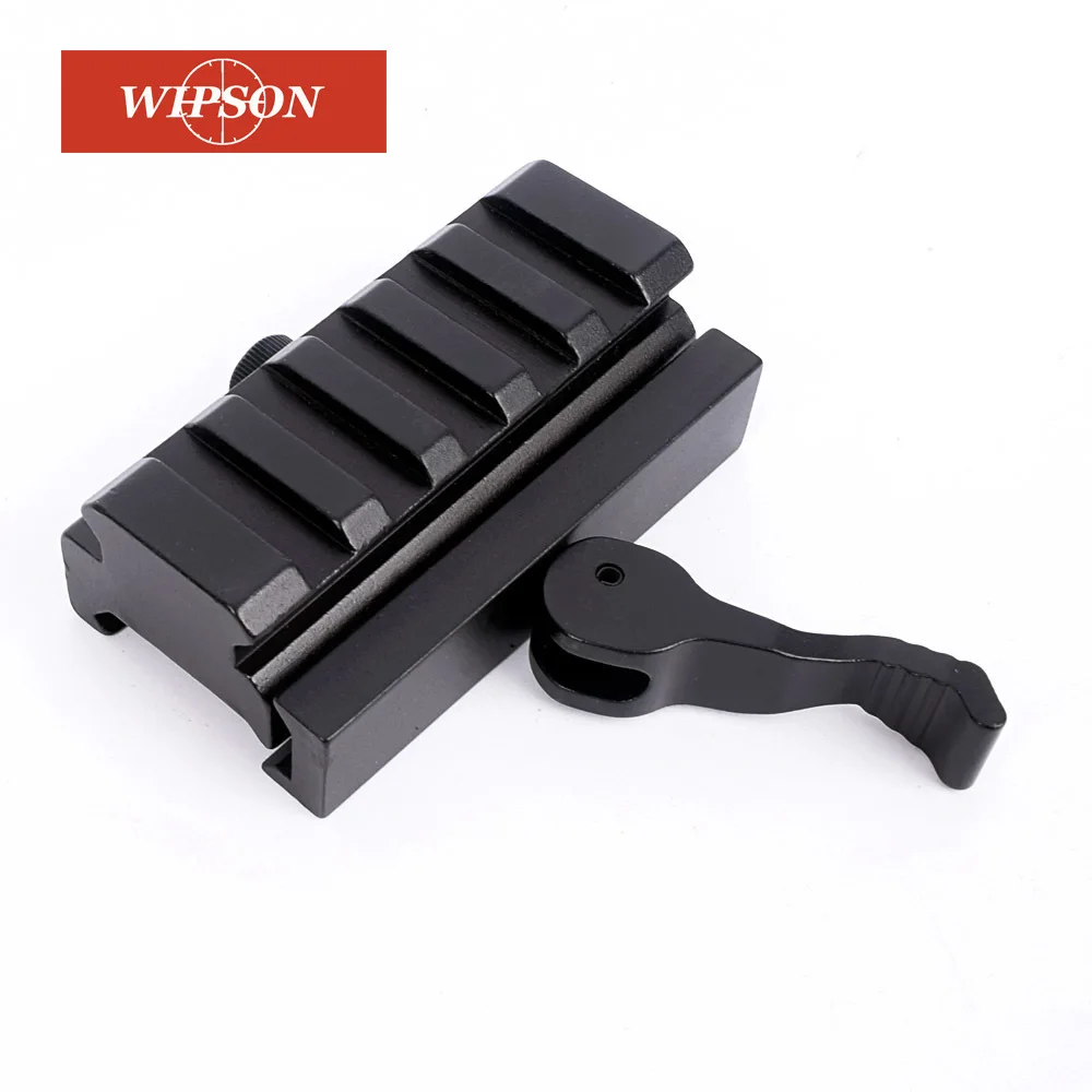 Быстроразъемный AR-15 WIPSON M16 с креплением в красный горошек, металлический компактный крепеж, подходит для охотничьего лазерного прицела, 20 мм, Пикатинни
