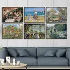 Декор для дома, художественные настенные картины для гостиной, фотокартины, французский Пьер-Аугуст Ренуар 9