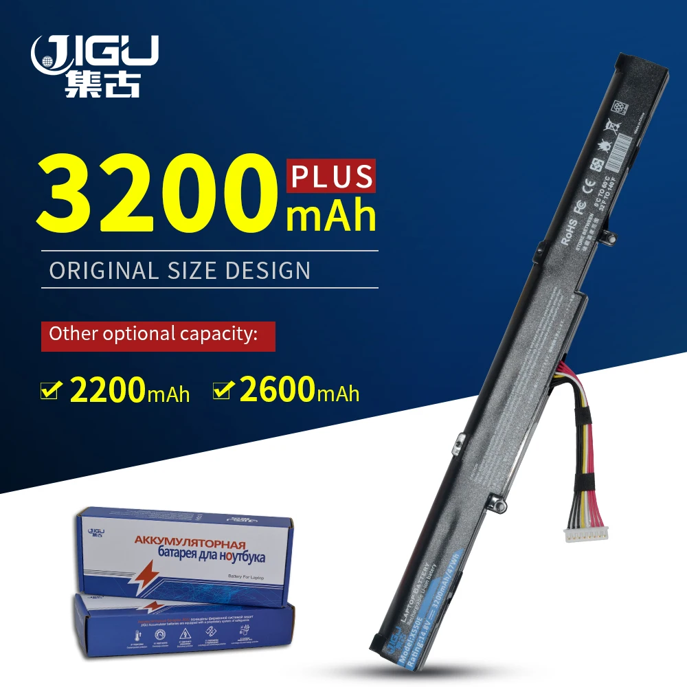 JIGU ноутбука Батарея 0B110-00220200 A41-X550E для ASUS X550D R752LB-TY050T R752MA-TY166H X750LN-TY012H X751LB X751LK X450 серии