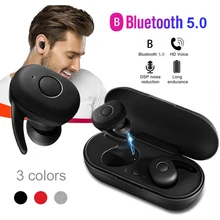 TWS стереонаушники Bluetooth 5 0 мини Беспроводные наушники с