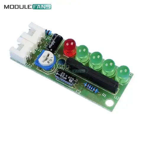 Модуль индикатора уровня звука KA2284, набор электронных запчастей, 5 мм, красный, зеленый светодиодный, плата индикации уровня, наборы для само...